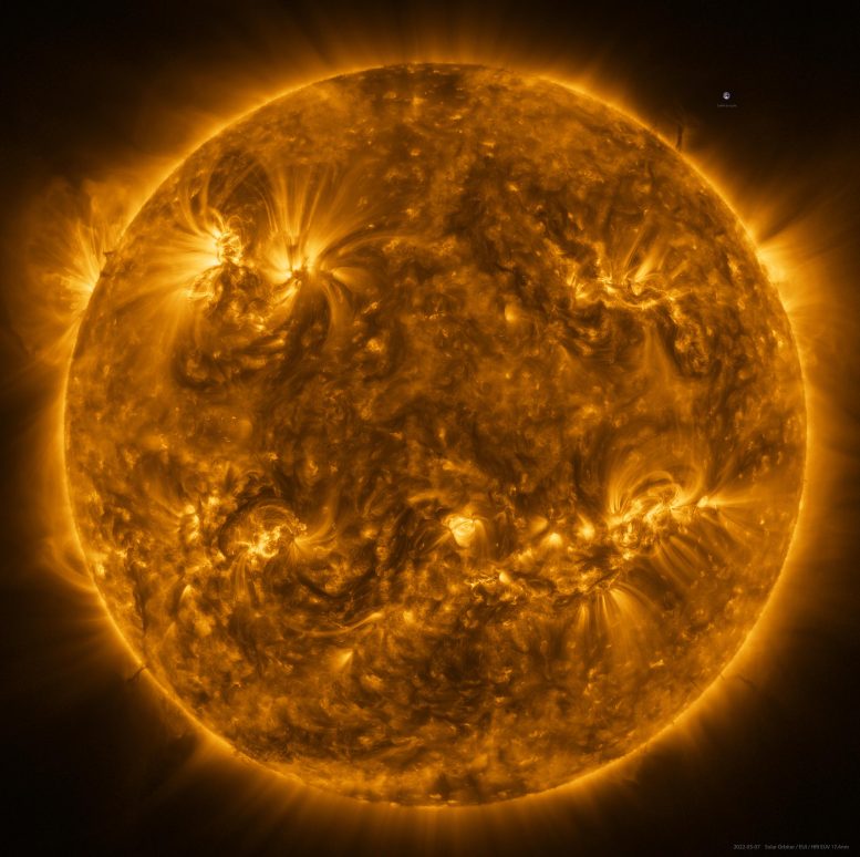 Соларни орбитер хвата сунце у интензивном ултраљубичастом светлу