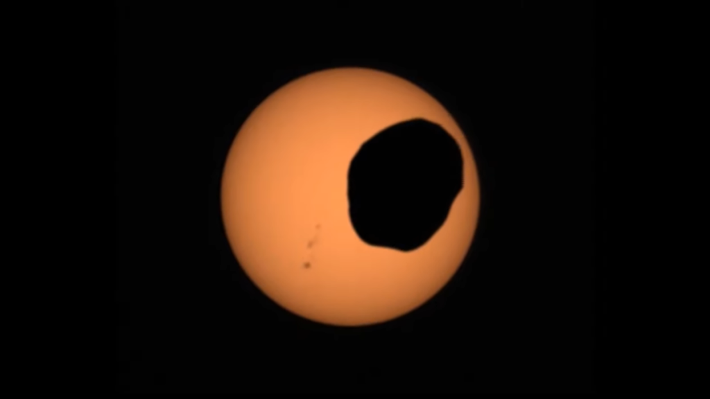 Предивна!  Ровер Персеверанце снима невероватан видео помрачења Сунца на Марсу