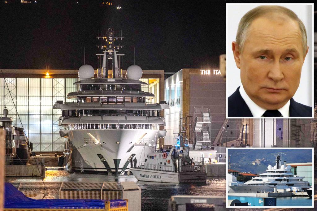 Италија је запленила луксузну јахту вредну 700 милиона долара која је повезана са Владимиром Путином