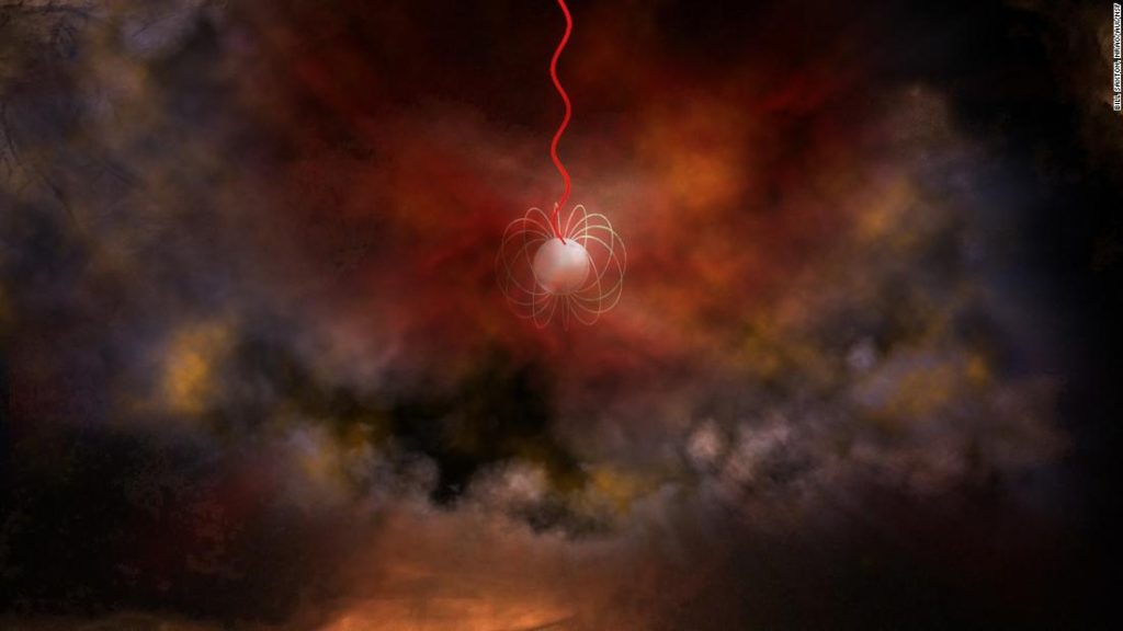 Нови, необични, брзи радио-рафал који се понавља, откривен је на удаљености од 3 милијарде светлосних година