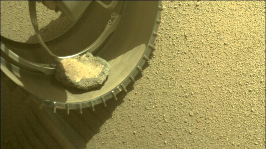 НАСА-ин ровер Персеверанце на Марсу има свој ровер „каменог љубимца“.