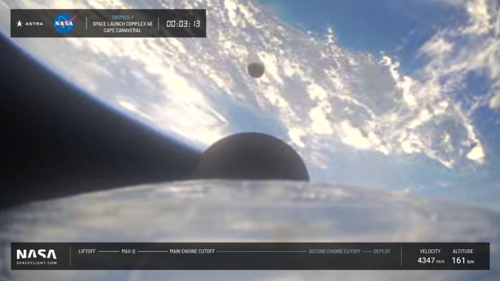Гледајте како Астра лансира 2 НАСА ТРОПИЦС Хуррицане Цубес данас