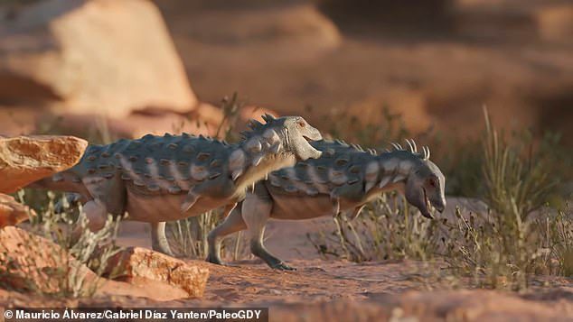 Диносаурус је био биљнождер, са зубима у облику листа сличним стегосауруса, вероватно је ходао усправно и имао кратак кљун који је могао да пружи снажан угриз