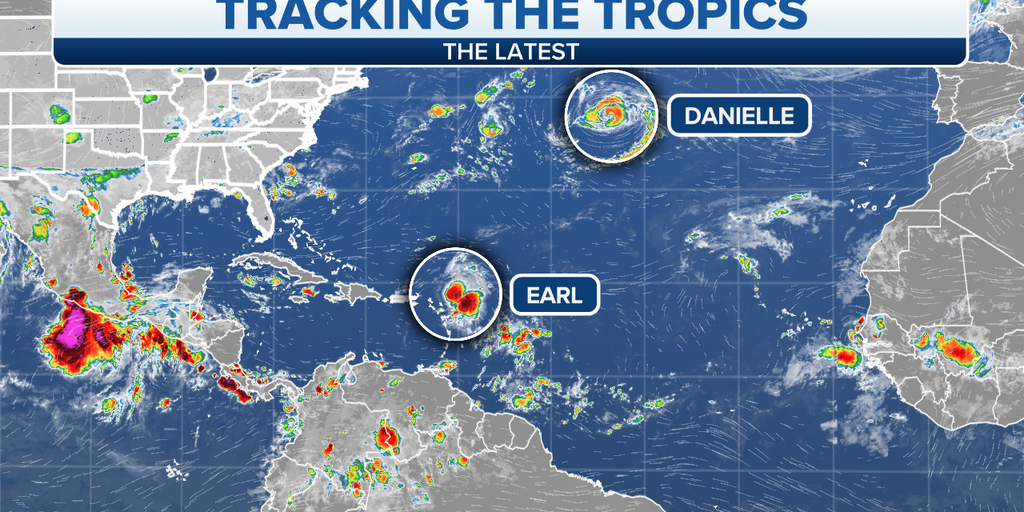 Тропска олуја Еарлова снага, Даниел је ослабио преко Атлантика