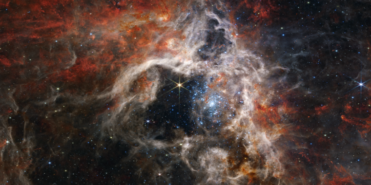 Вебова запањујућа нова фотографија открива десетине хиљада младих звезда