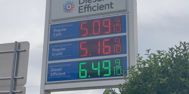 Цене бензинских пумпи у Њу Џерсију (Меган Мајерс / Фок Невс Дигитал)