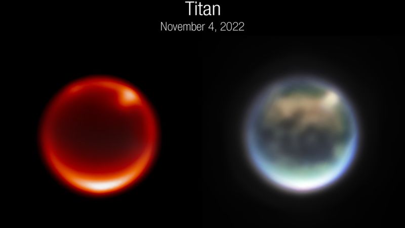 Веб телескоп шпијунира облаке испод измаглице Сатурновог месеца Титана